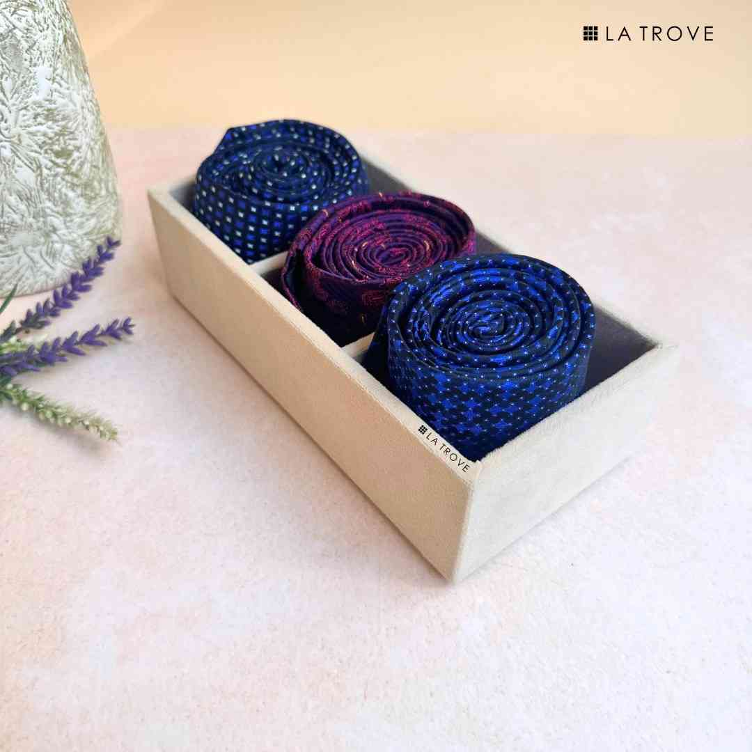 3 Slot Mini Tie & Pocket Square Tray (Mini)