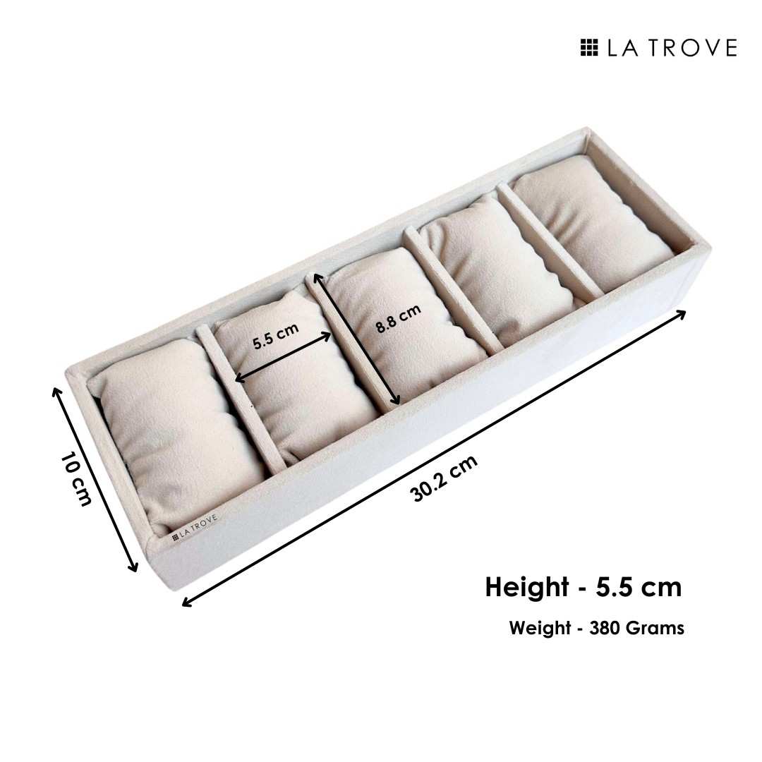 5 Slot Watch Tray (Sleek)