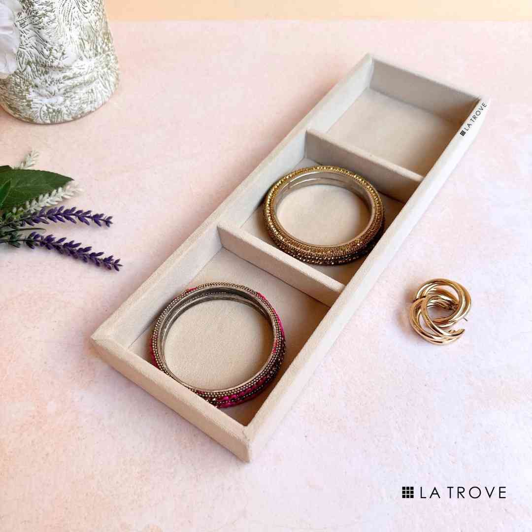 3 Slot Bangle Organiser Tray (Sleek)