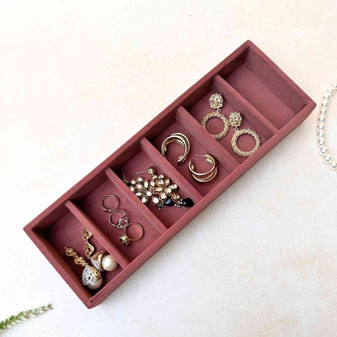 6 Grid Jewellery Tray (Sleek)