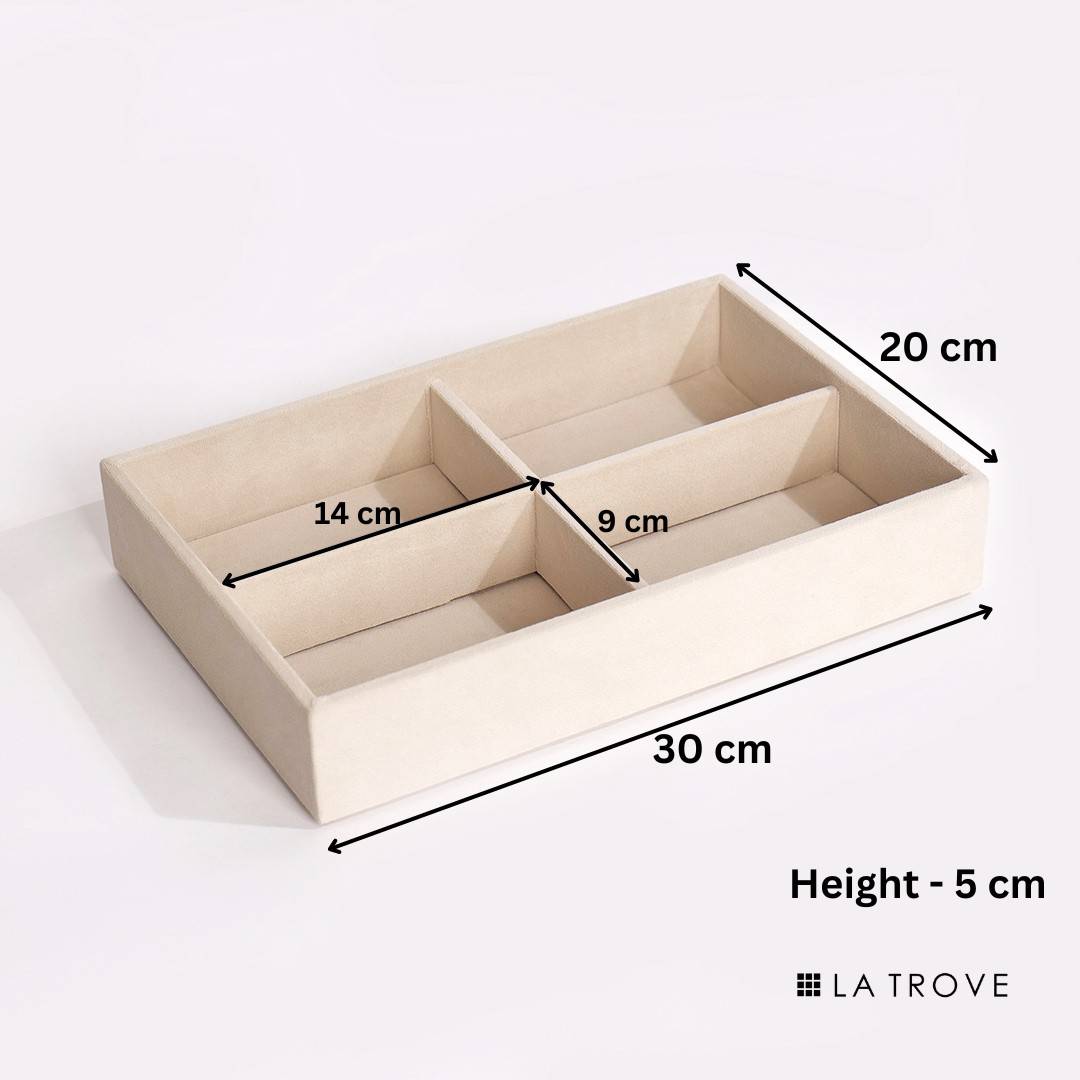 4 Slot Belt Organiser Tray