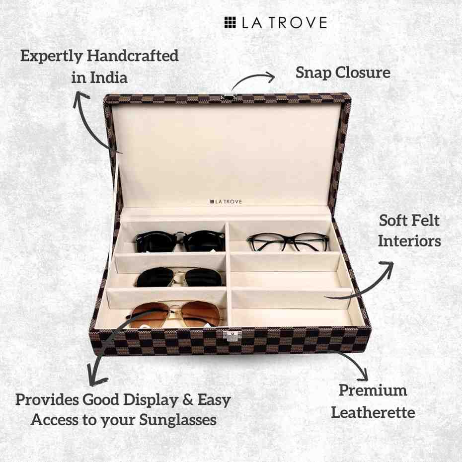 6 Slot Sunglass Box
