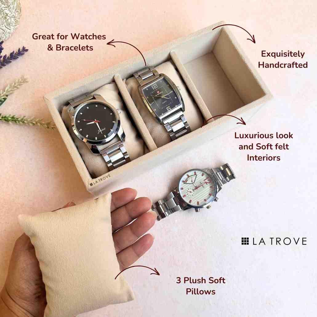 3 Slot Mini Watch Tray (Mini)