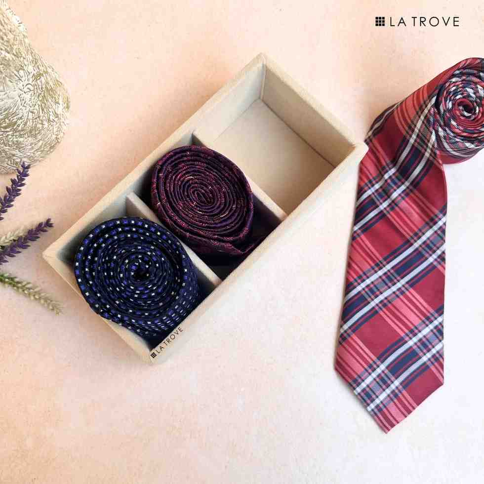 3 Slot Mini Tie & Pocket Square Tray (Mini)