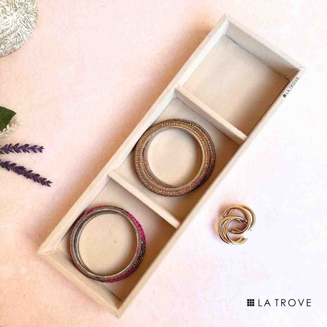 3 Slot Bangle Organiser Tray (Sleek)