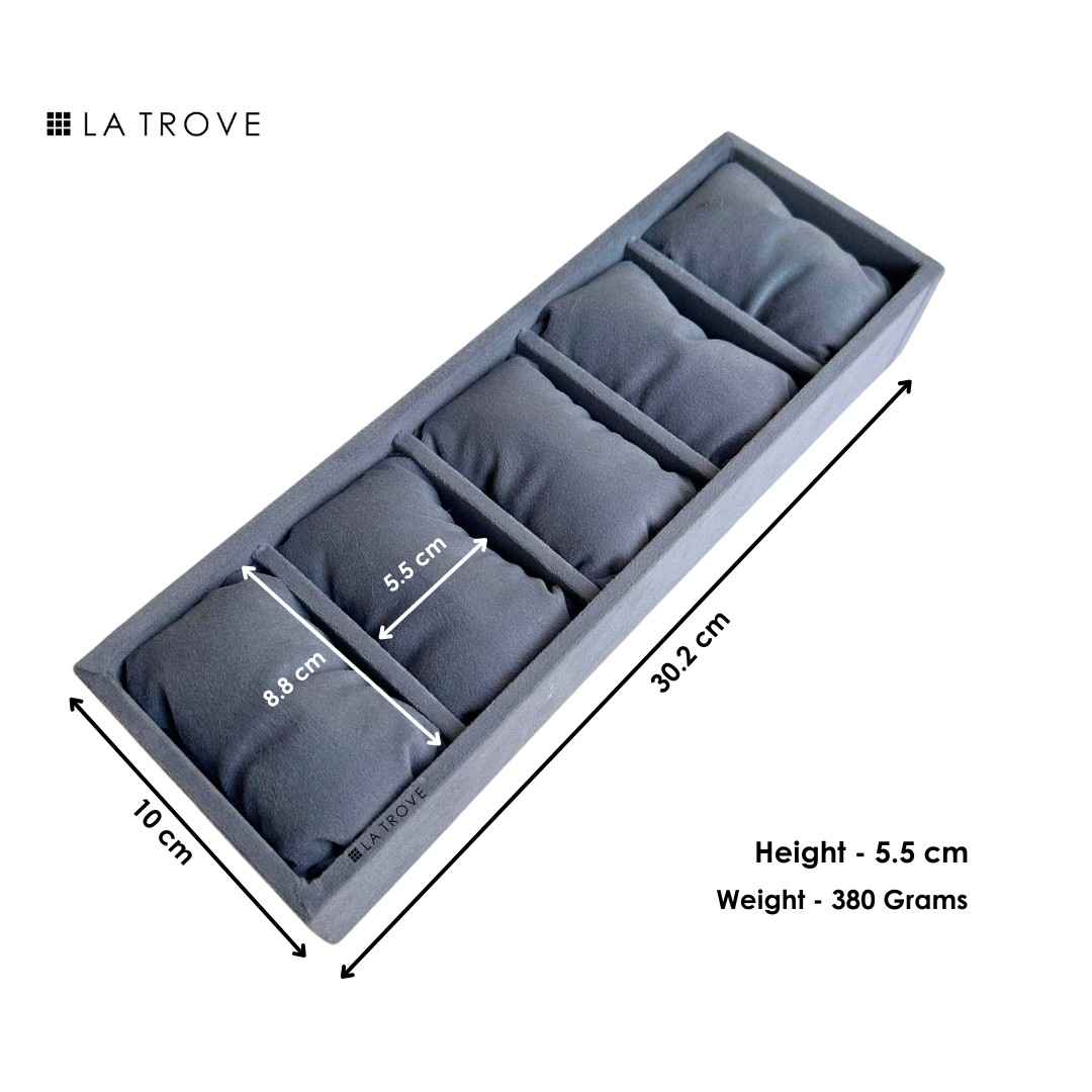 5 Slot Watch Tray (Sleek)