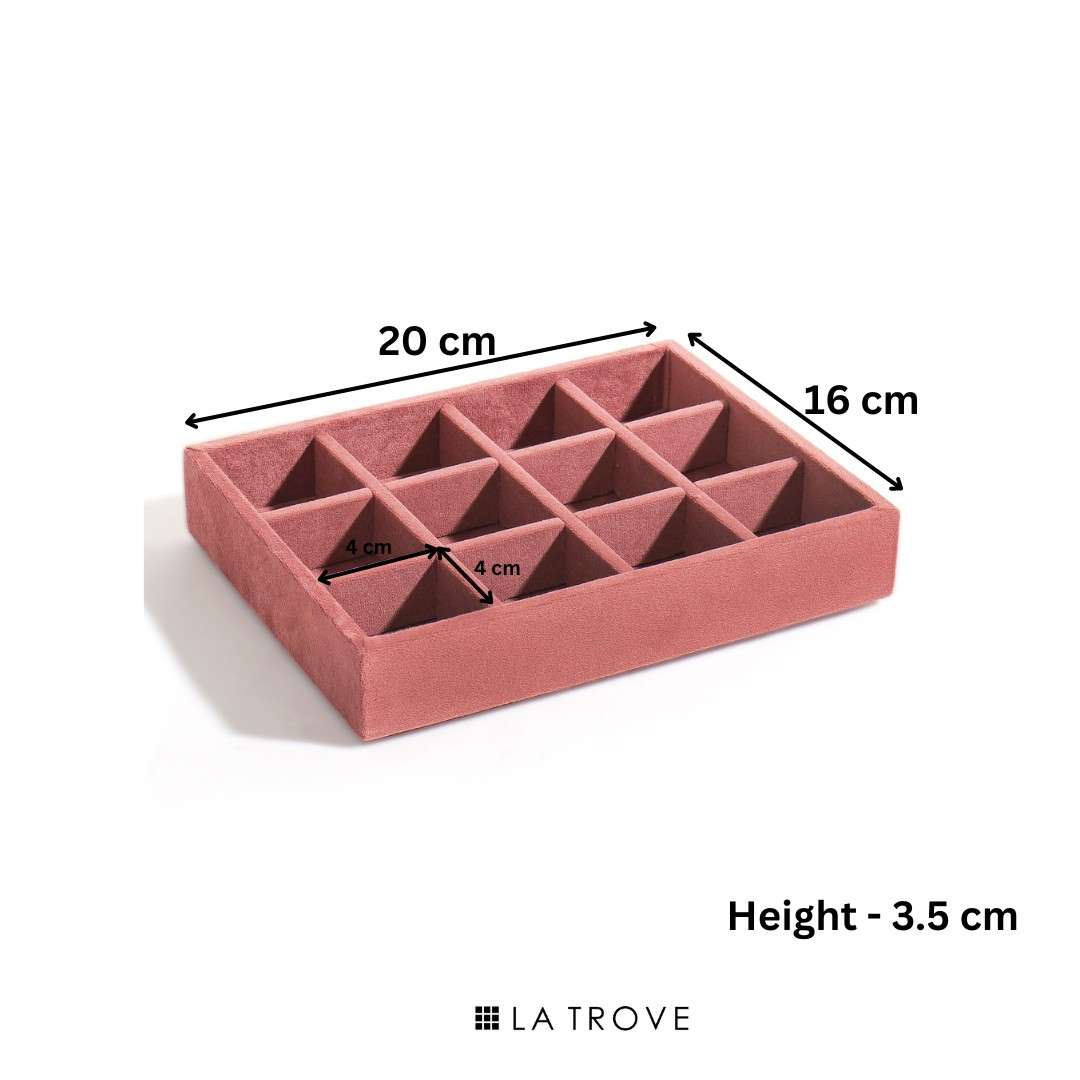 Luxury 12 Grids Jewellery Tray