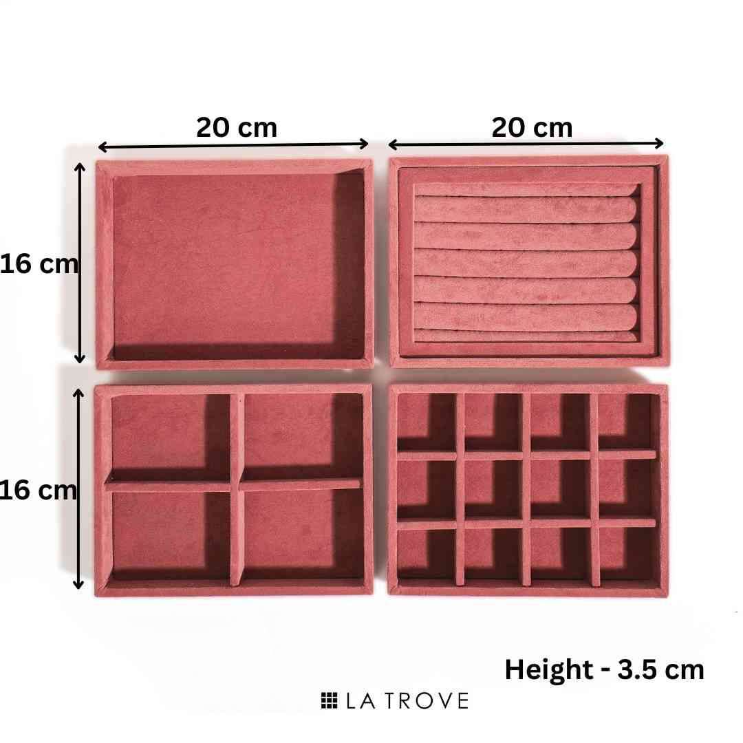 Drawer Stackable Jewellery Trays (Small)