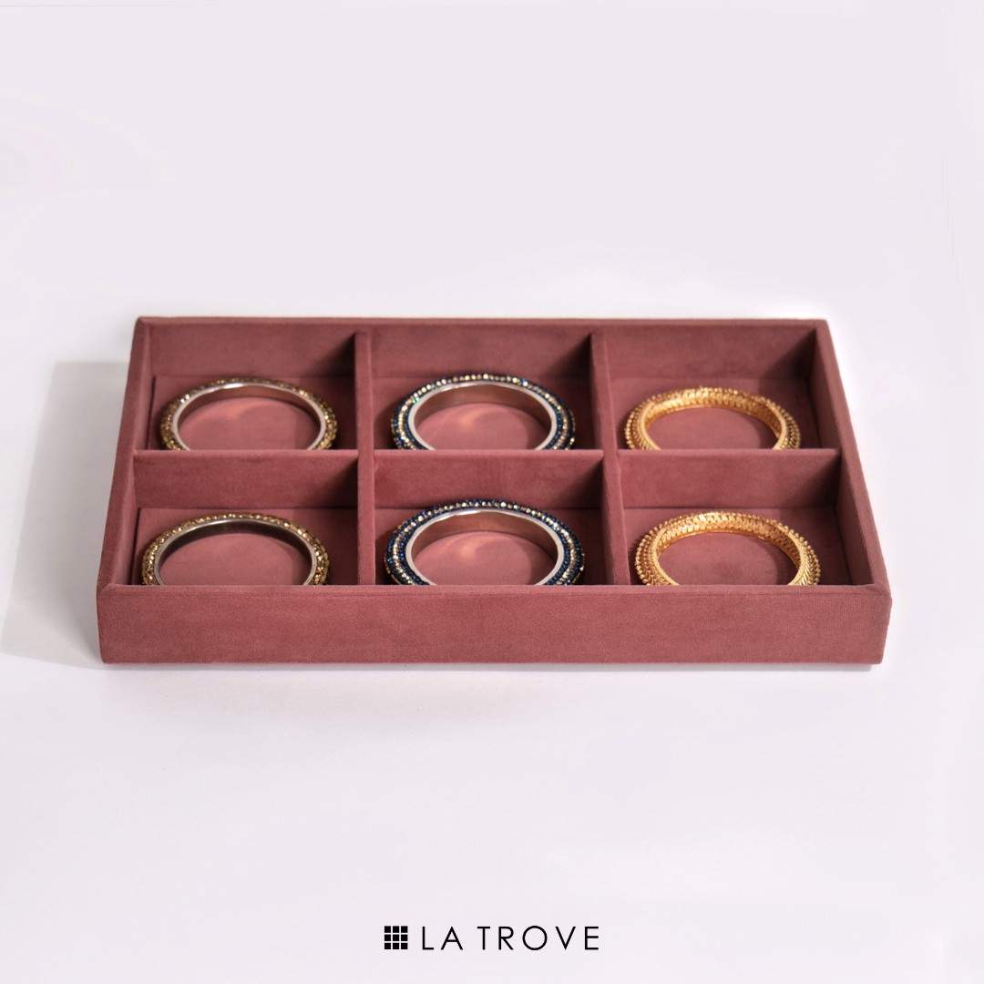6 Slot Bangle Organiser Tray