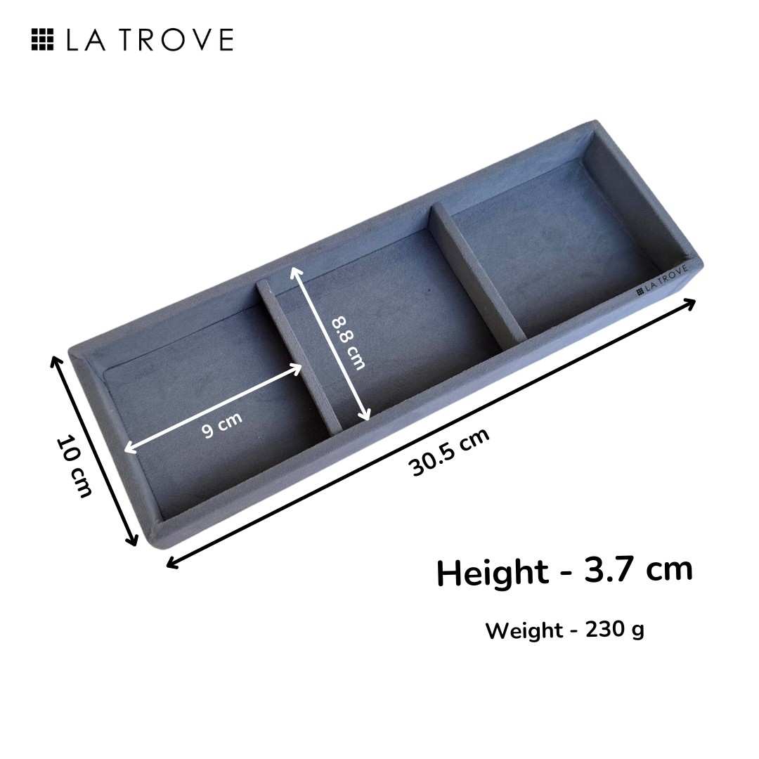 3 Slot Bangle Organiser Tray (Sleek)