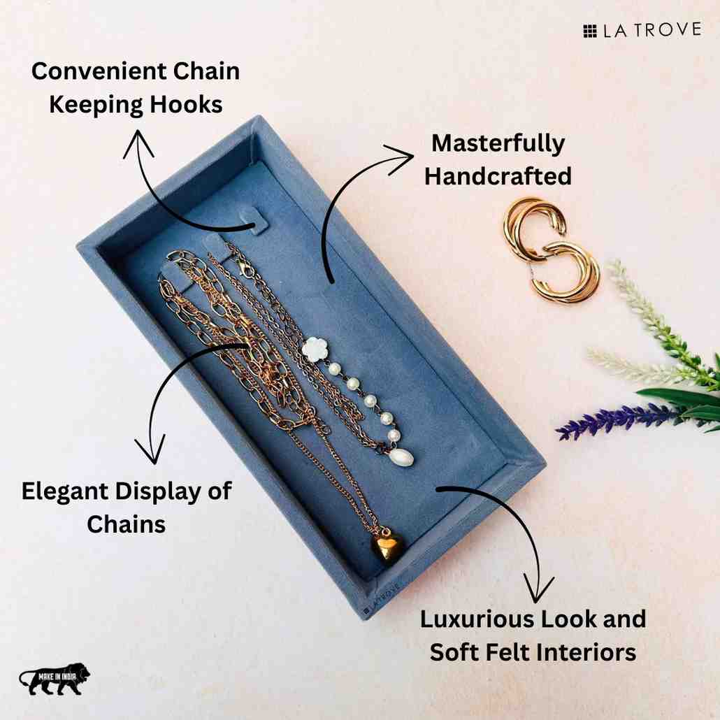 3 Hooks Chain Tray Organiser (Mini)