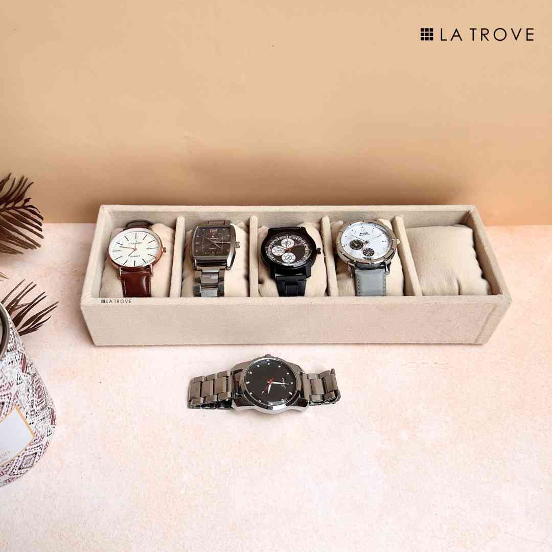 5 Slot Watch Tray (Sleek)