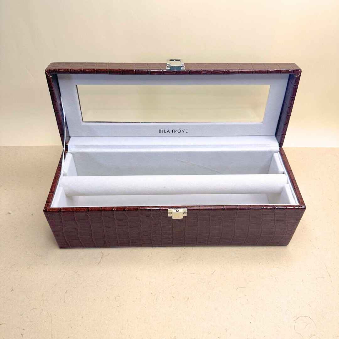 Bangle Box (Single Rod with Glass Top)