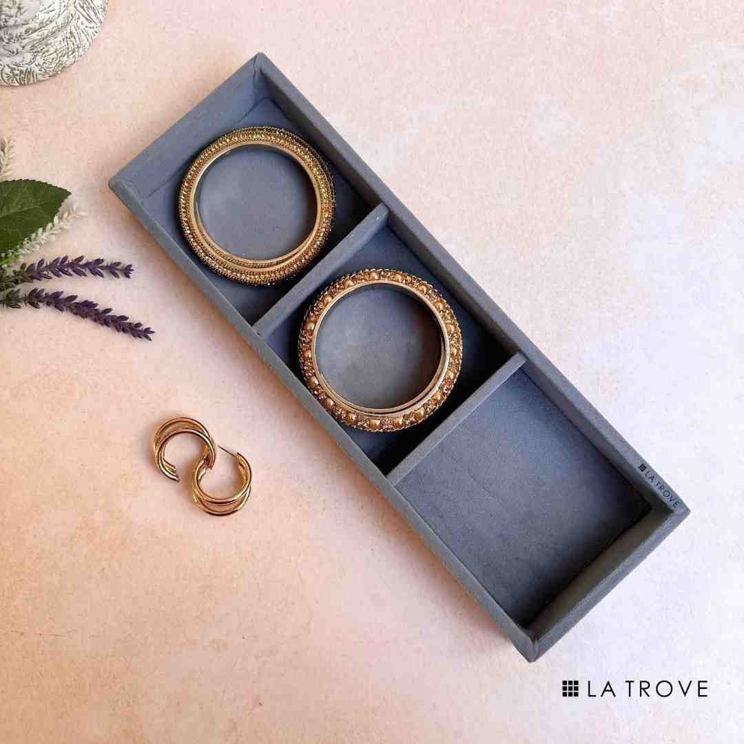 3 Slot Bangle Organiser Tray (Sleek)
