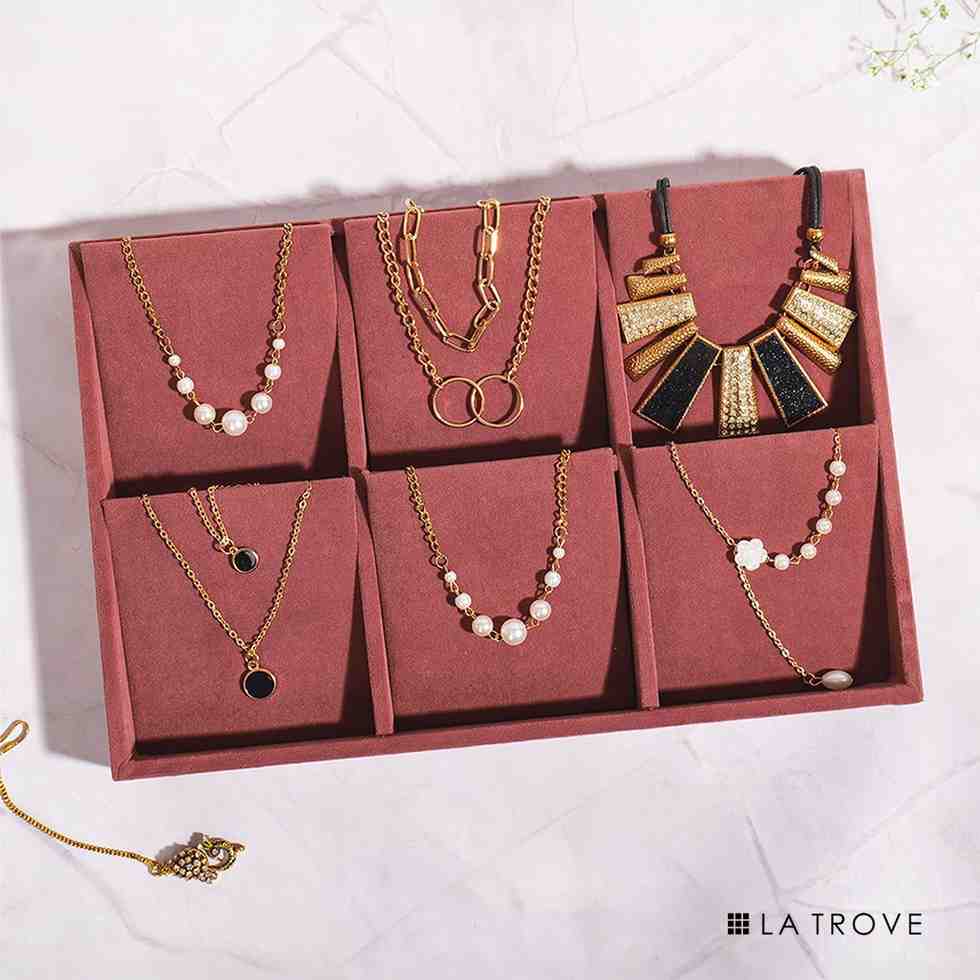 Necklace Organiser Jewellery Tray