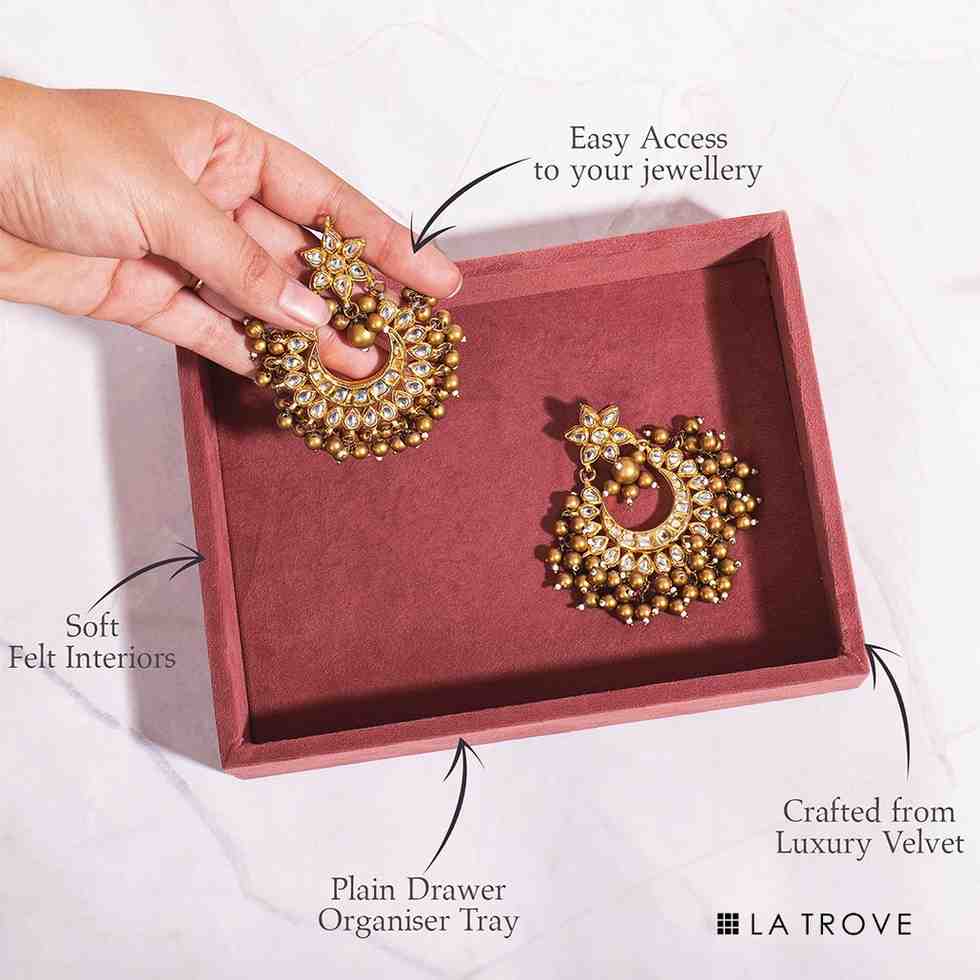 Luxury Small Plain Jewellery Tray