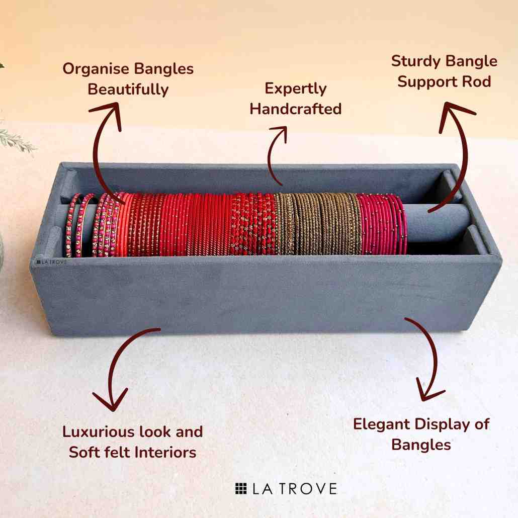 Bangle Single Rod Organiser Tray (Sleek)