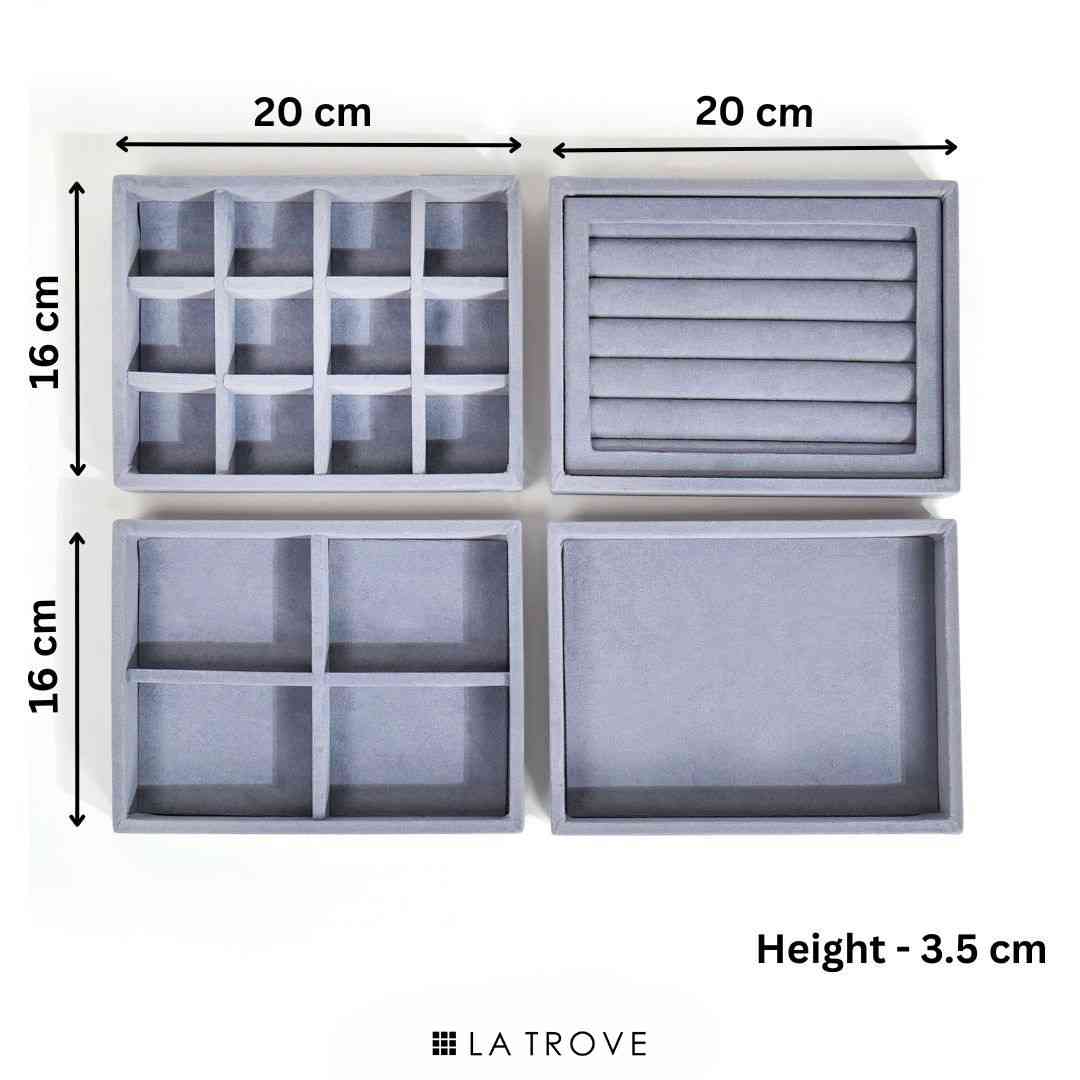 Drawer Stackable Jewellery Trays (Small)