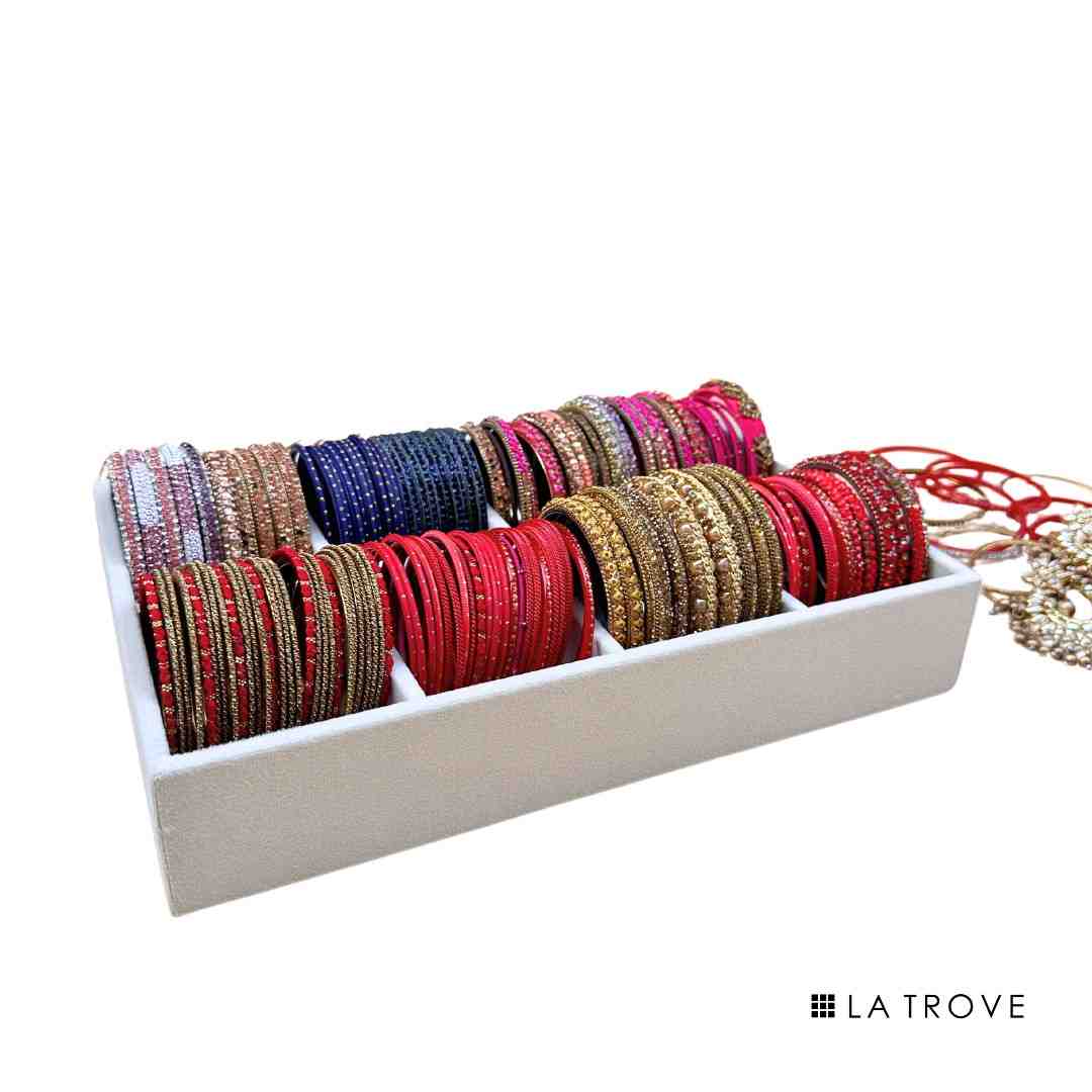 8 Slot Bangle Organiser Tray