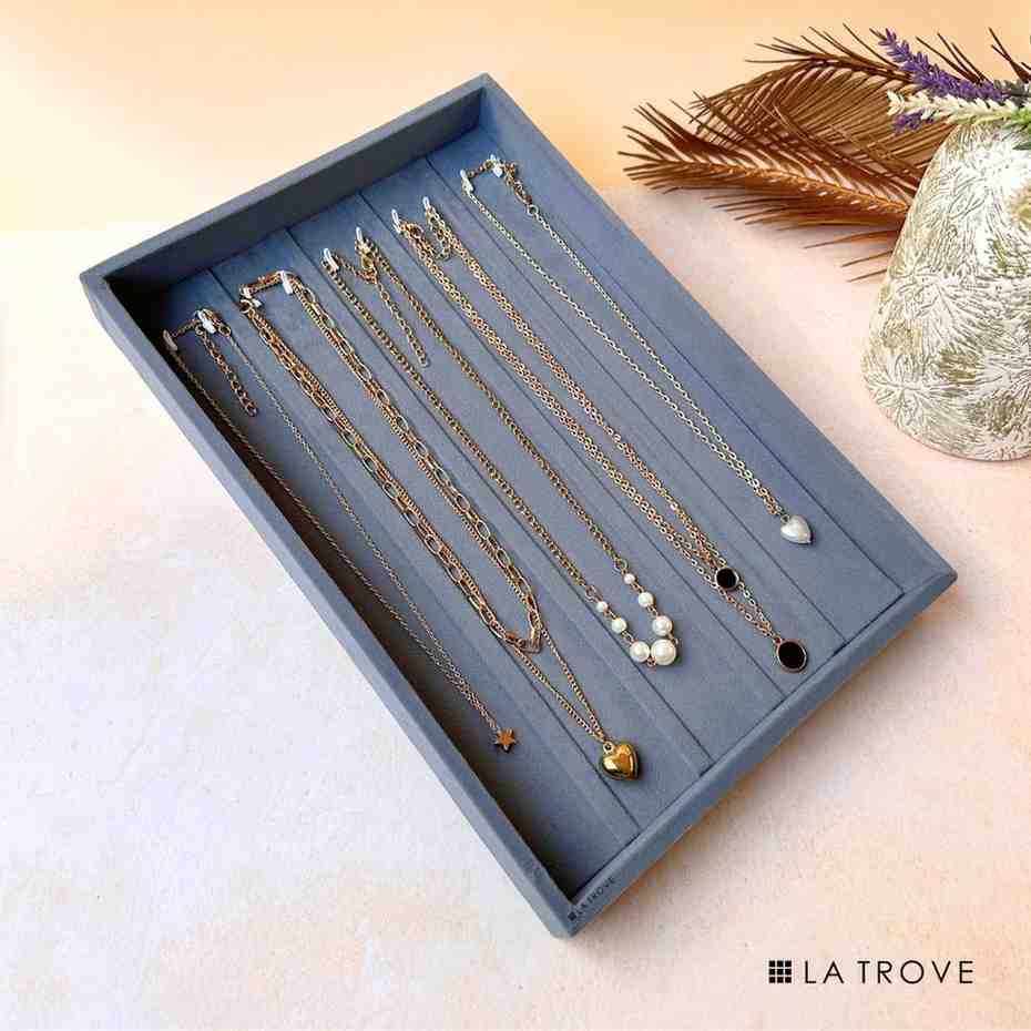Chain Necklace Jewellery Tray Organiser