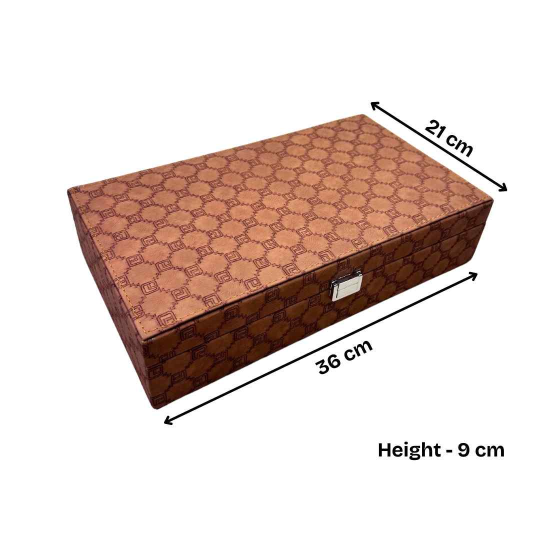 Designer 12-Slot Watch Box