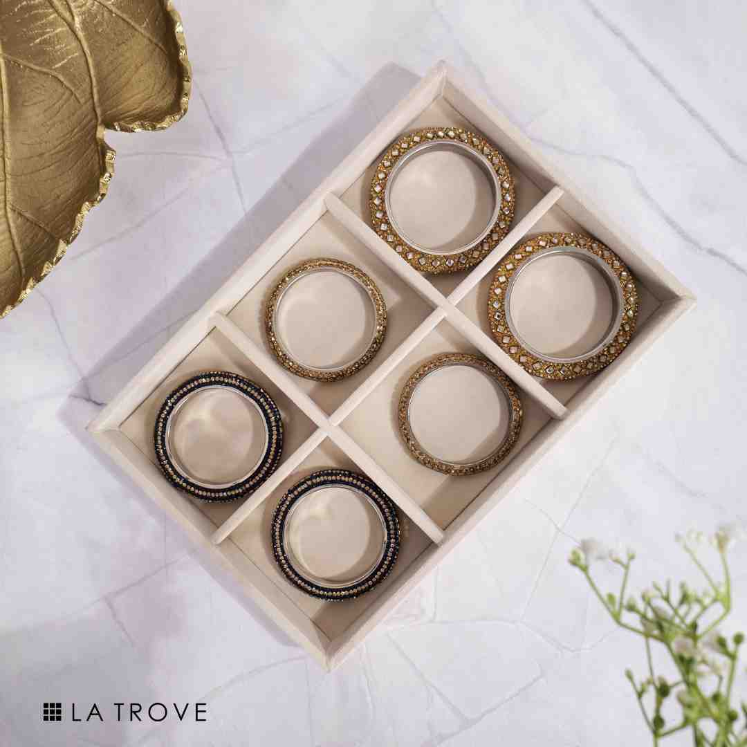 6 Slot Bangle Organiser Tray