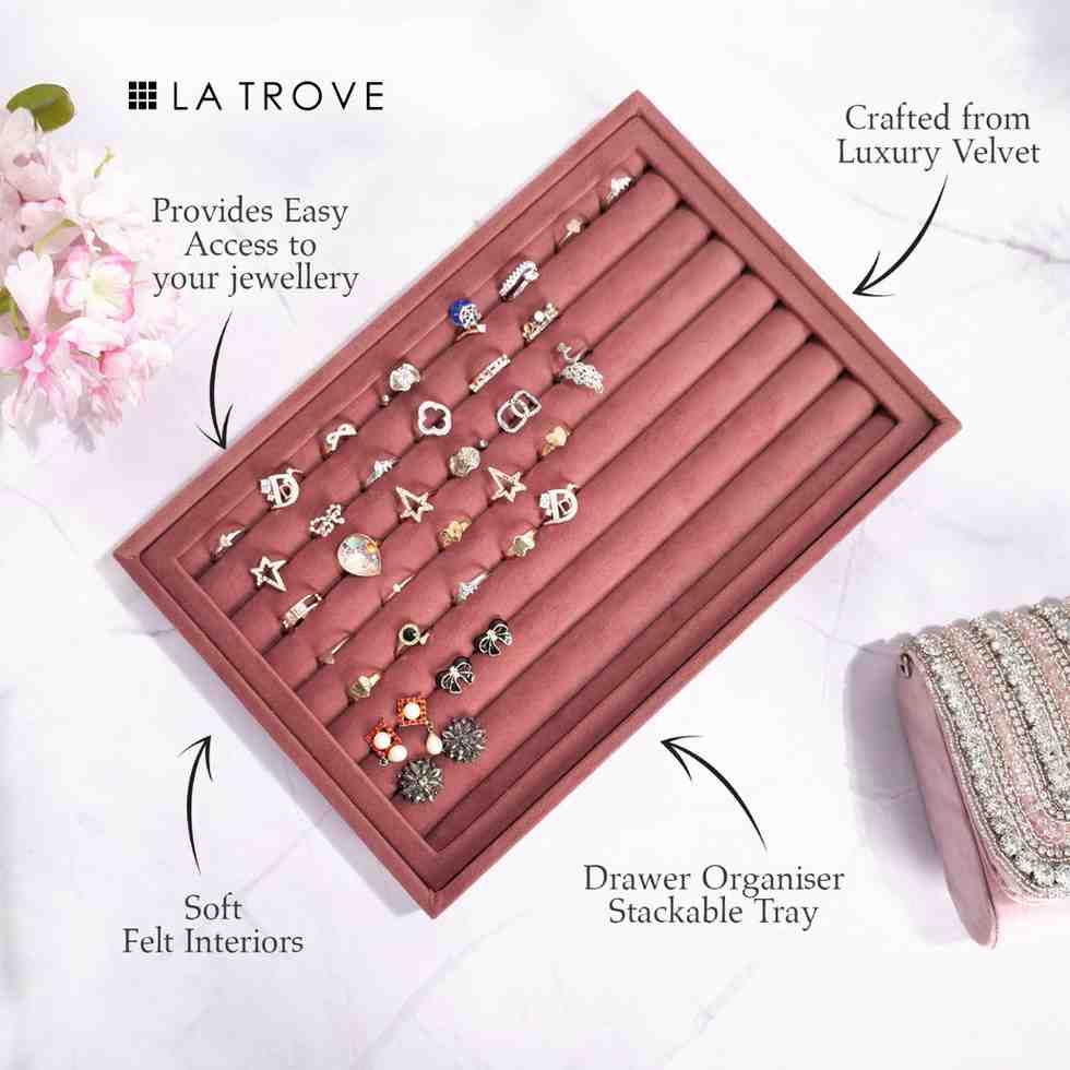 Luxury Big Ring & Cufflink Organiser Tray