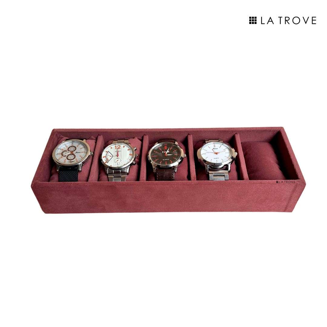 5 Slot Watch Tray (Sleek)