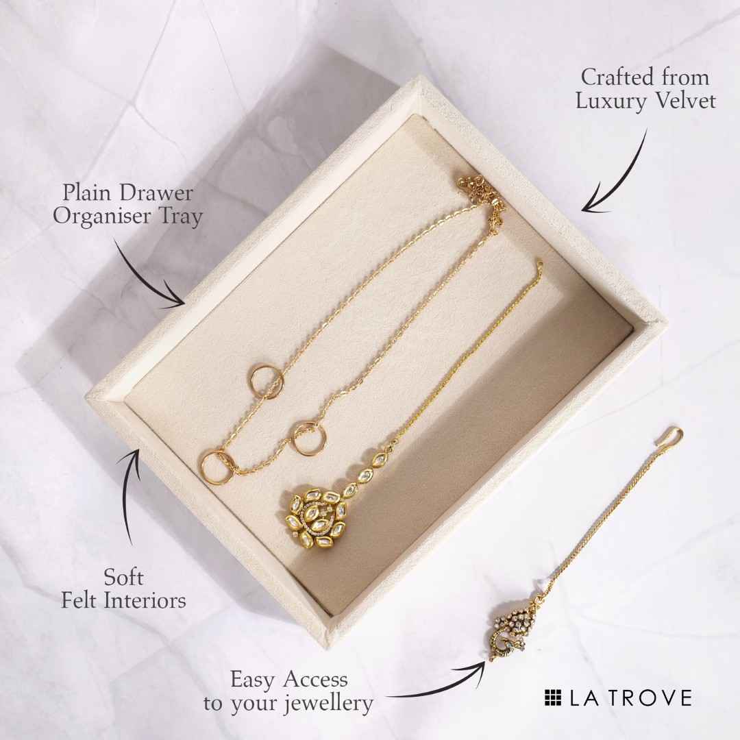 Luxury Small Plain Jewellery Tray