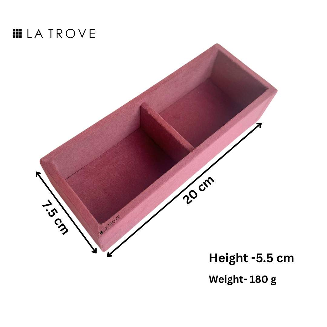 2 Slot Micro Tie & Pocket Square Tray (Micro)