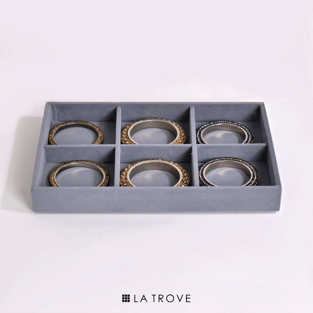 6 Slot Bangle Organiser Tray