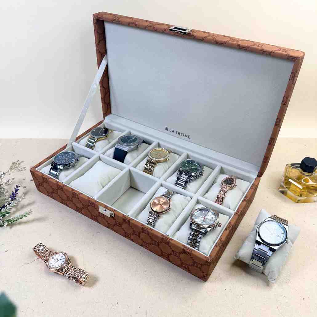 Designer 10 Slot Watch Box