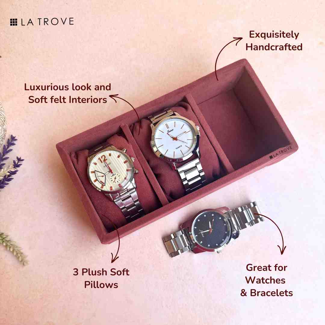 3 Slot Mini Watch Tray (Mini)