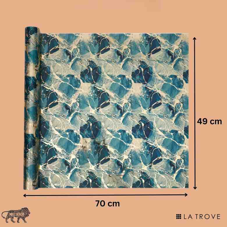 Green Marble Packing Paper