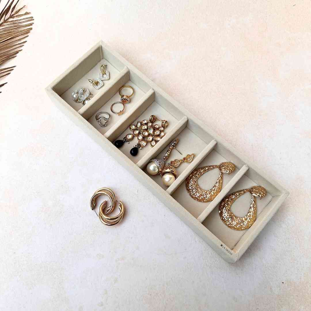 6 Grid Jewellery Tray (Sleek)