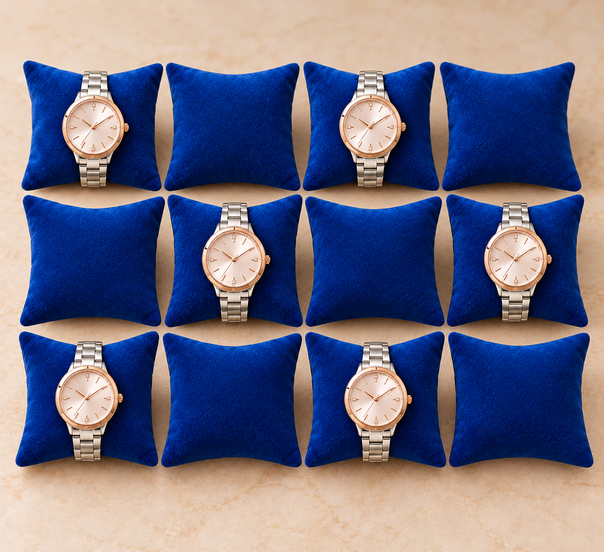 Velvet Watch Display Pillow
