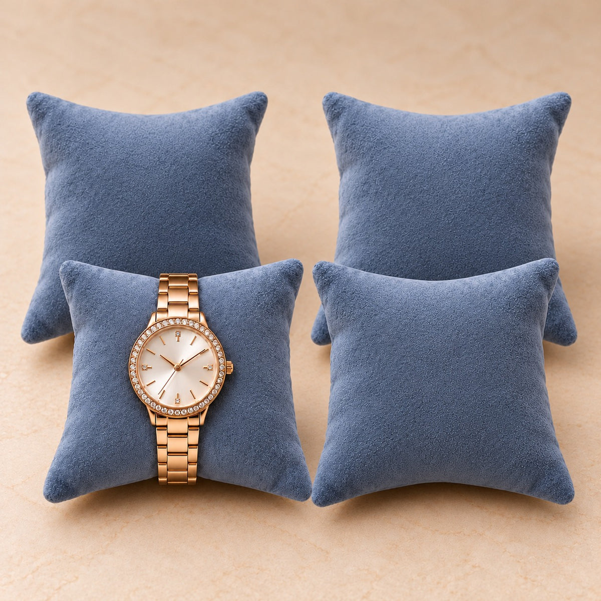 Velvet Watch Display Pillow