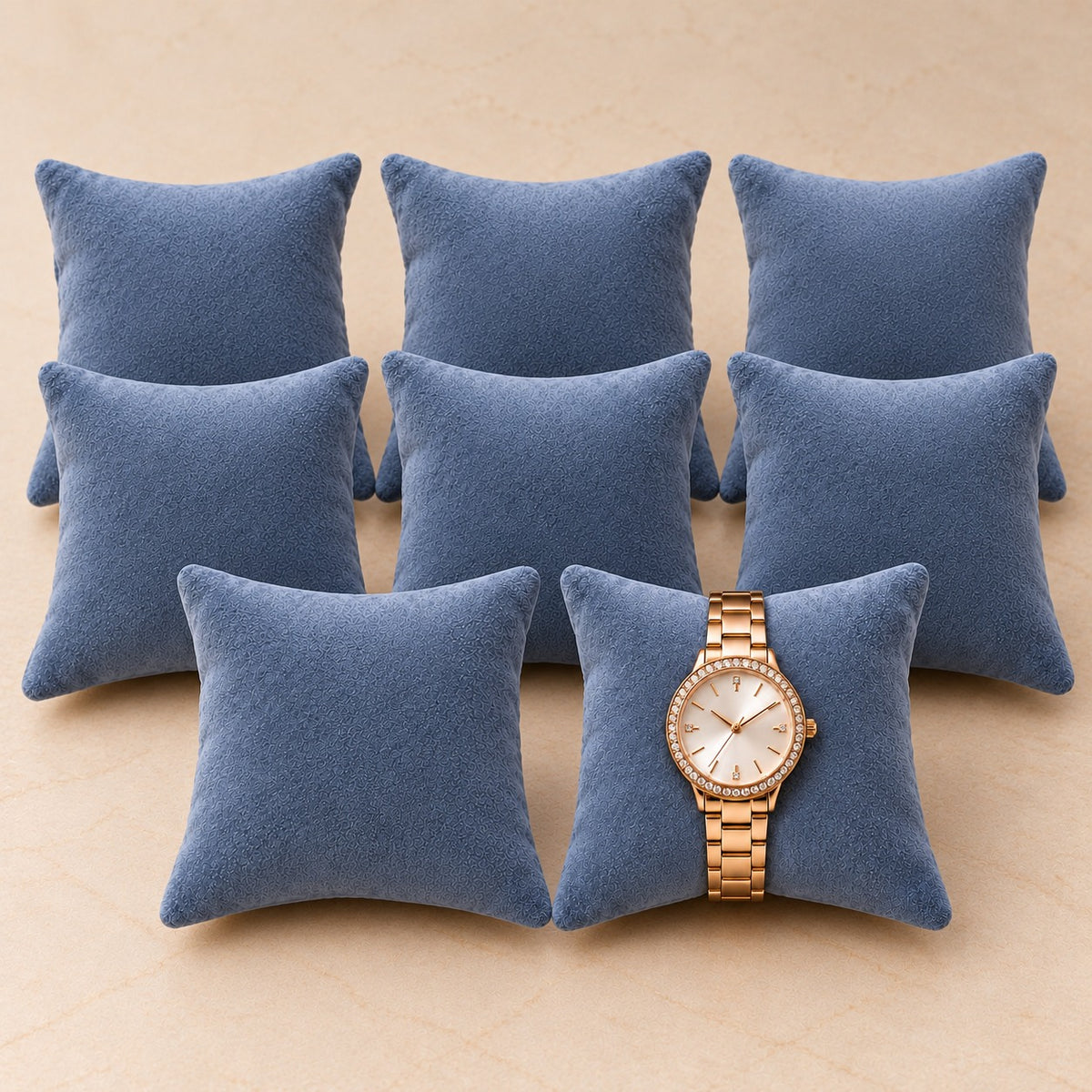 Velvet Watch Display Pillow