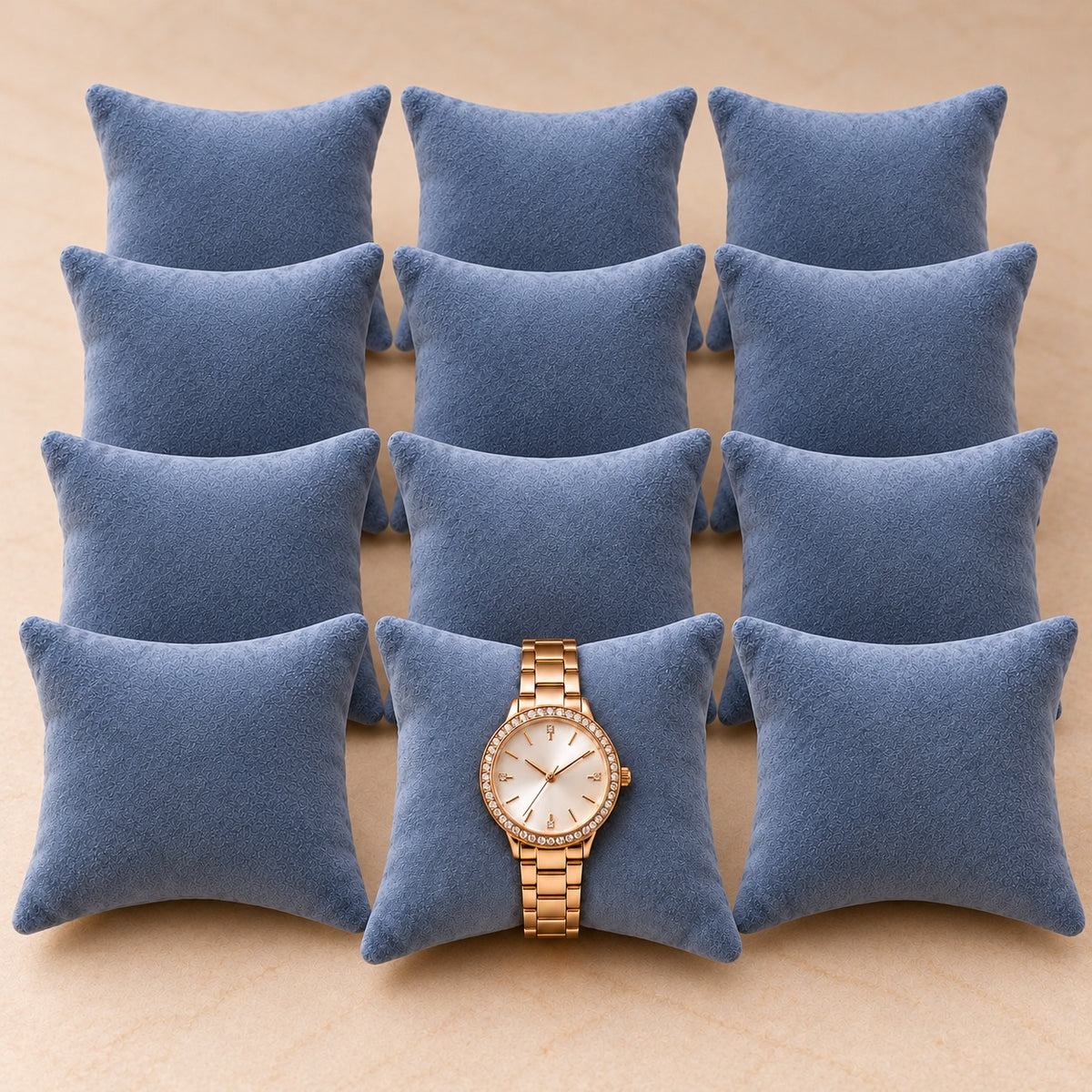 Velvet Watch Display Pillow