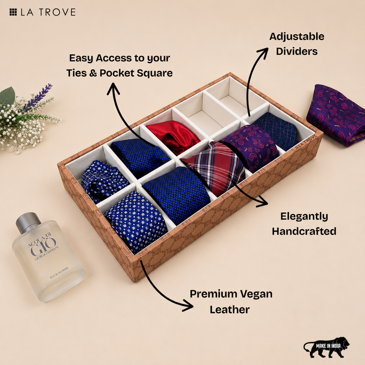 Designer 10-Slot Organizer Tray