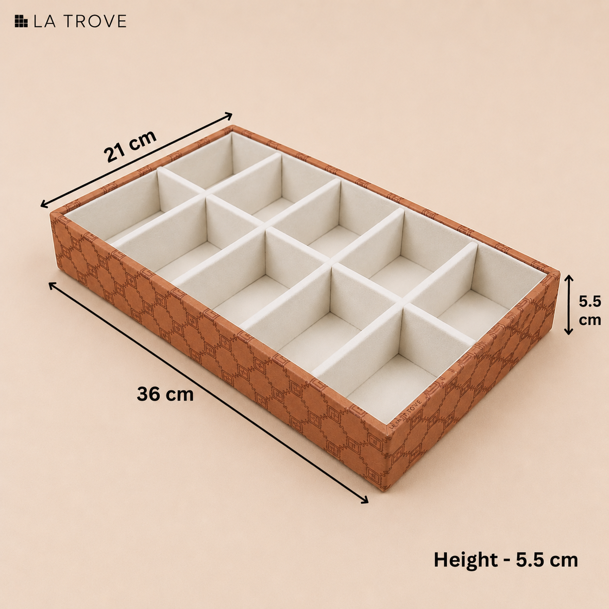 Designer 10-Slot Organizer Tray