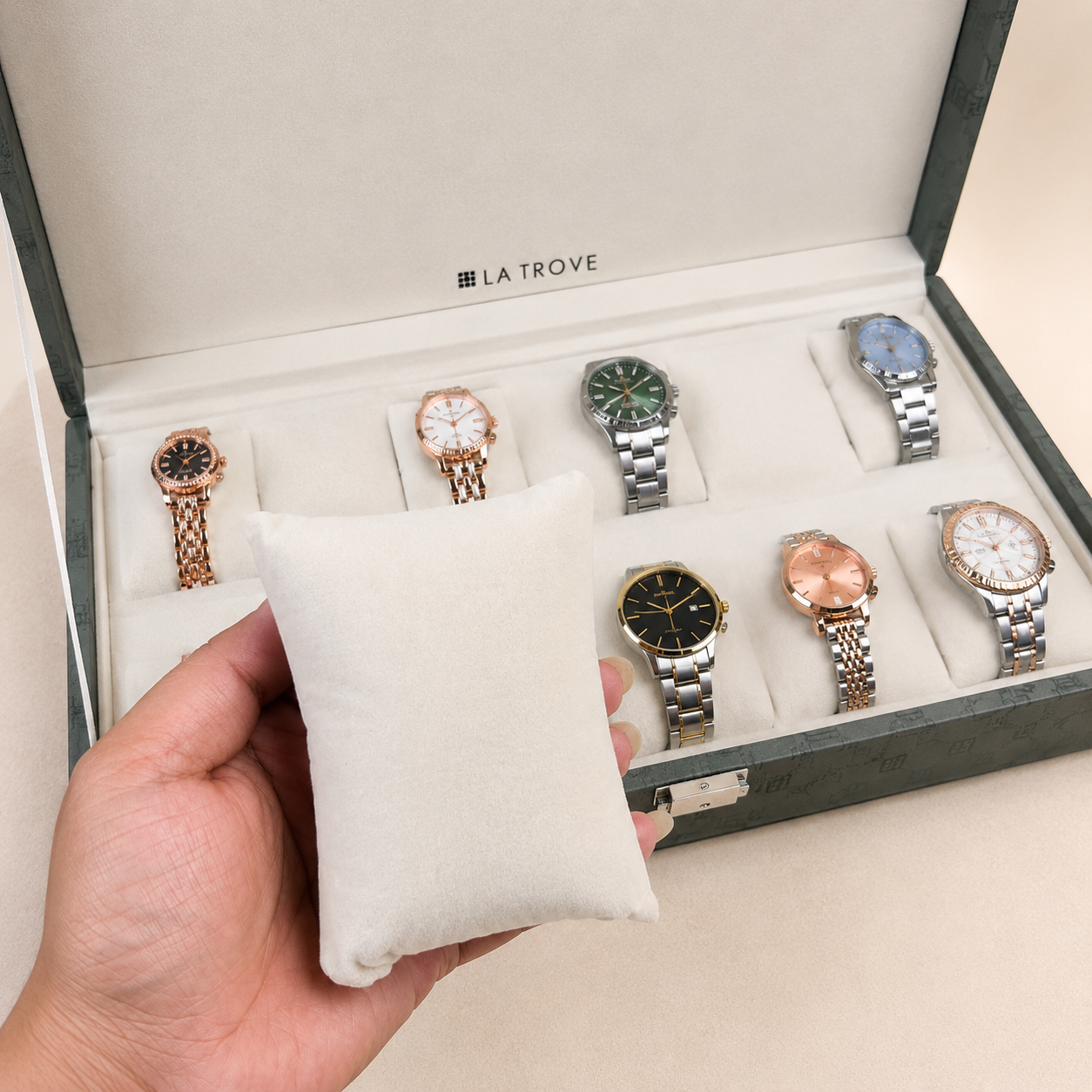 Designer 10 Slot Watch Box
