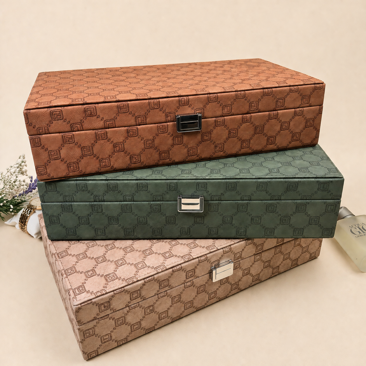 Designer 10 Slot Watch Box