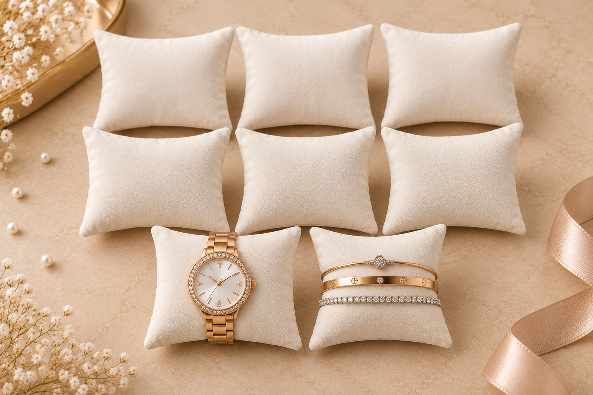 Velvet Watch Display Pillow