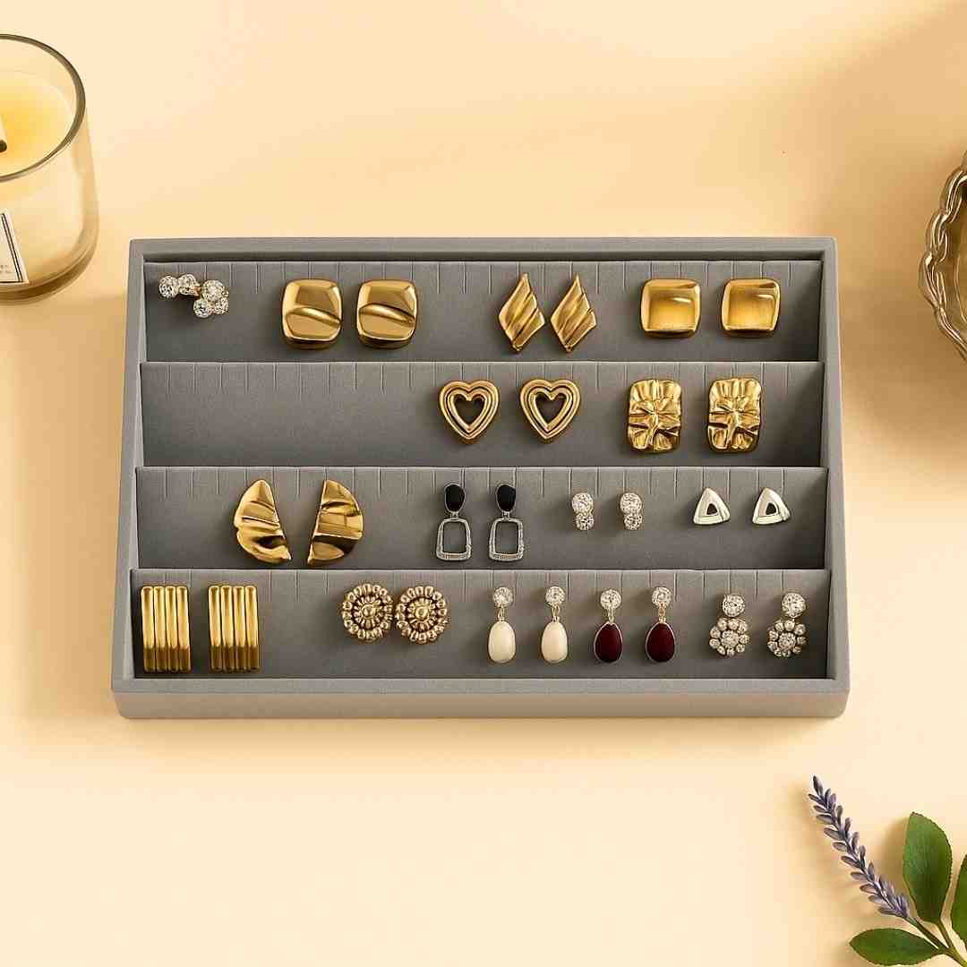 Earring Tray for Earrings, Studs & Small Jewellery