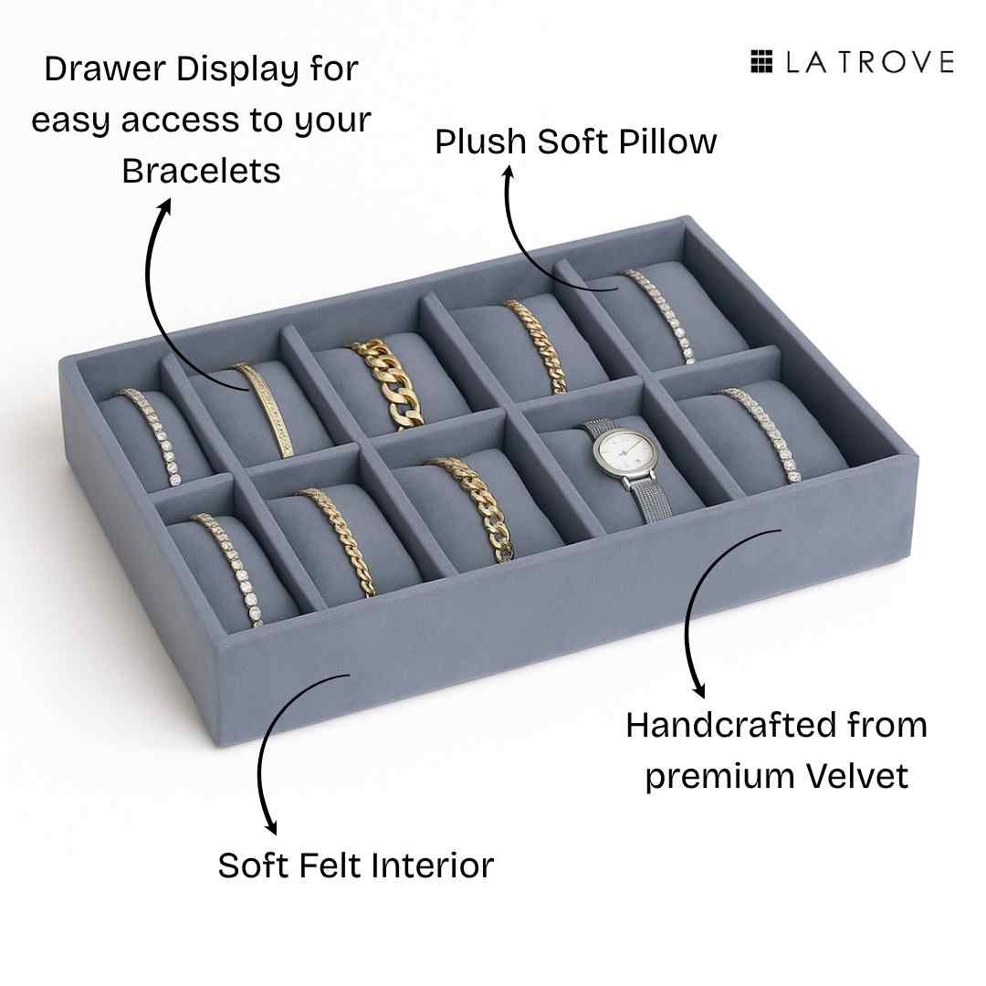 10 Slot Bracelet Tray Organiser