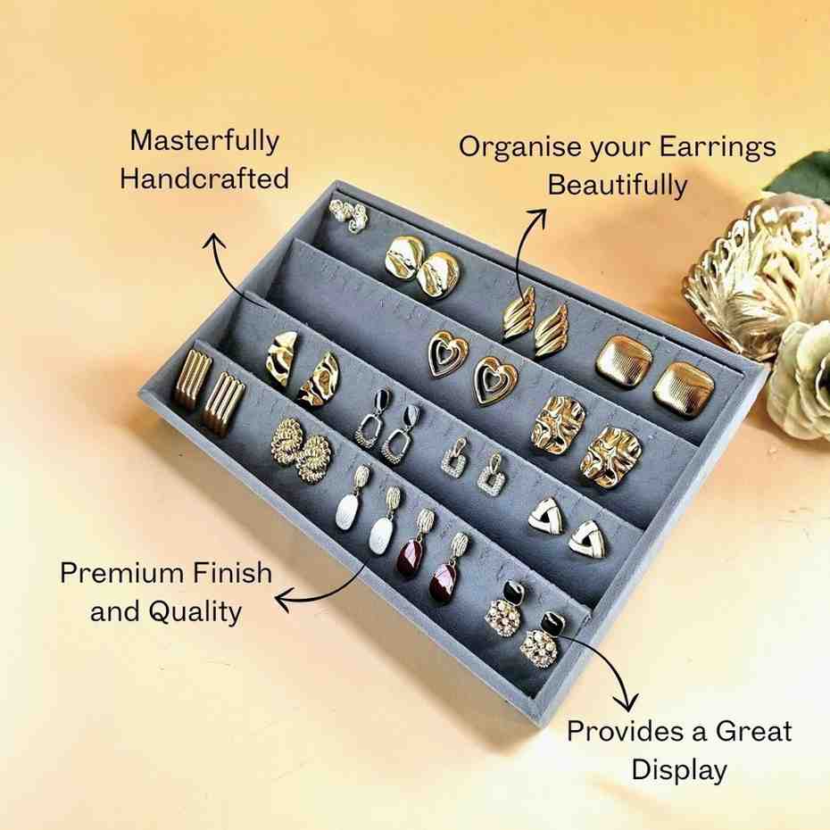 Earring Tray for Earrings, Studs & Small Jewellery