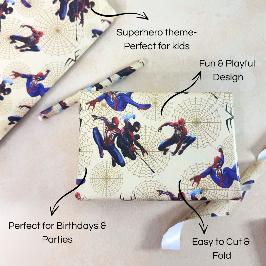 Kids Spider-man Packing Paper