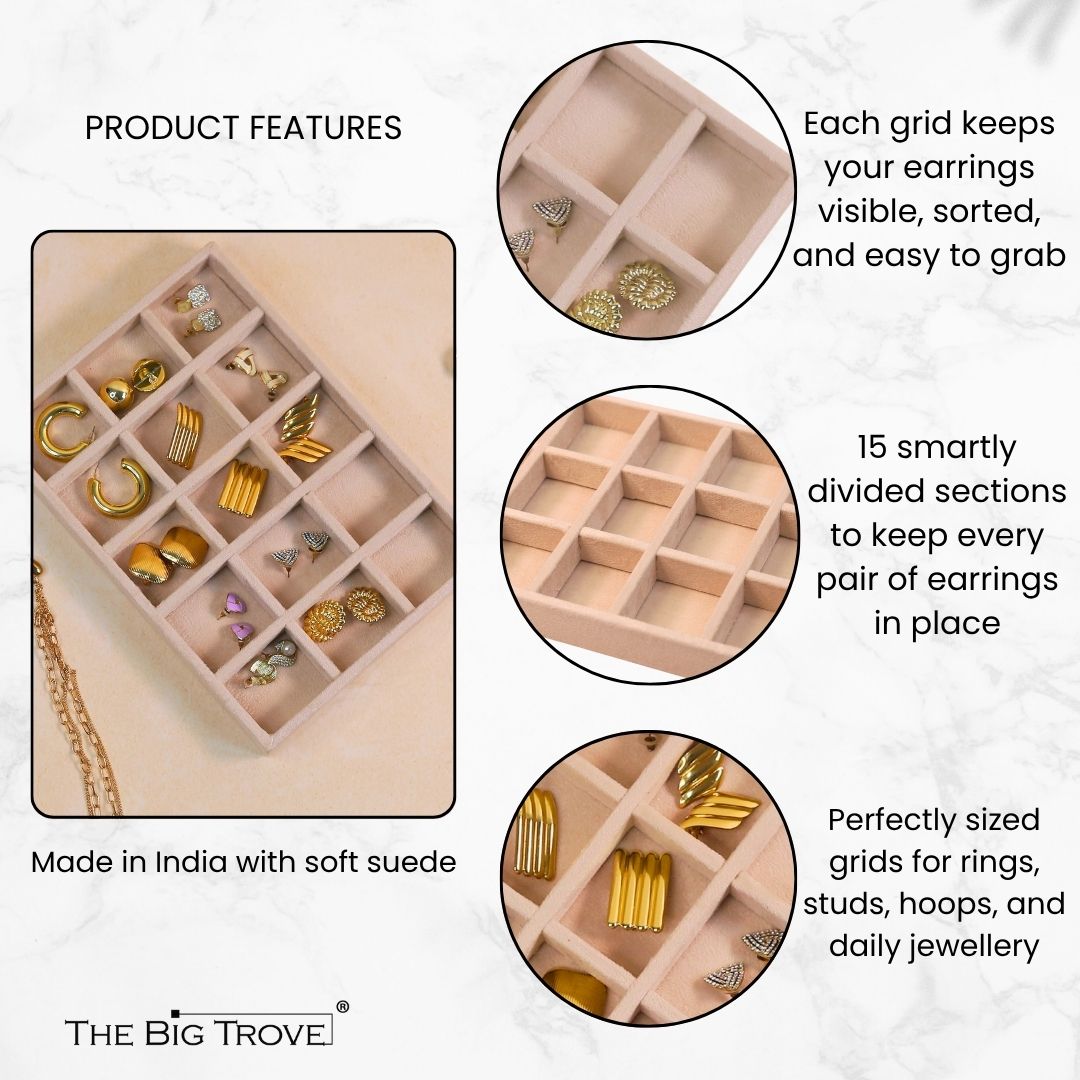 TBT 15 Slot Jewellery Organiser Tray