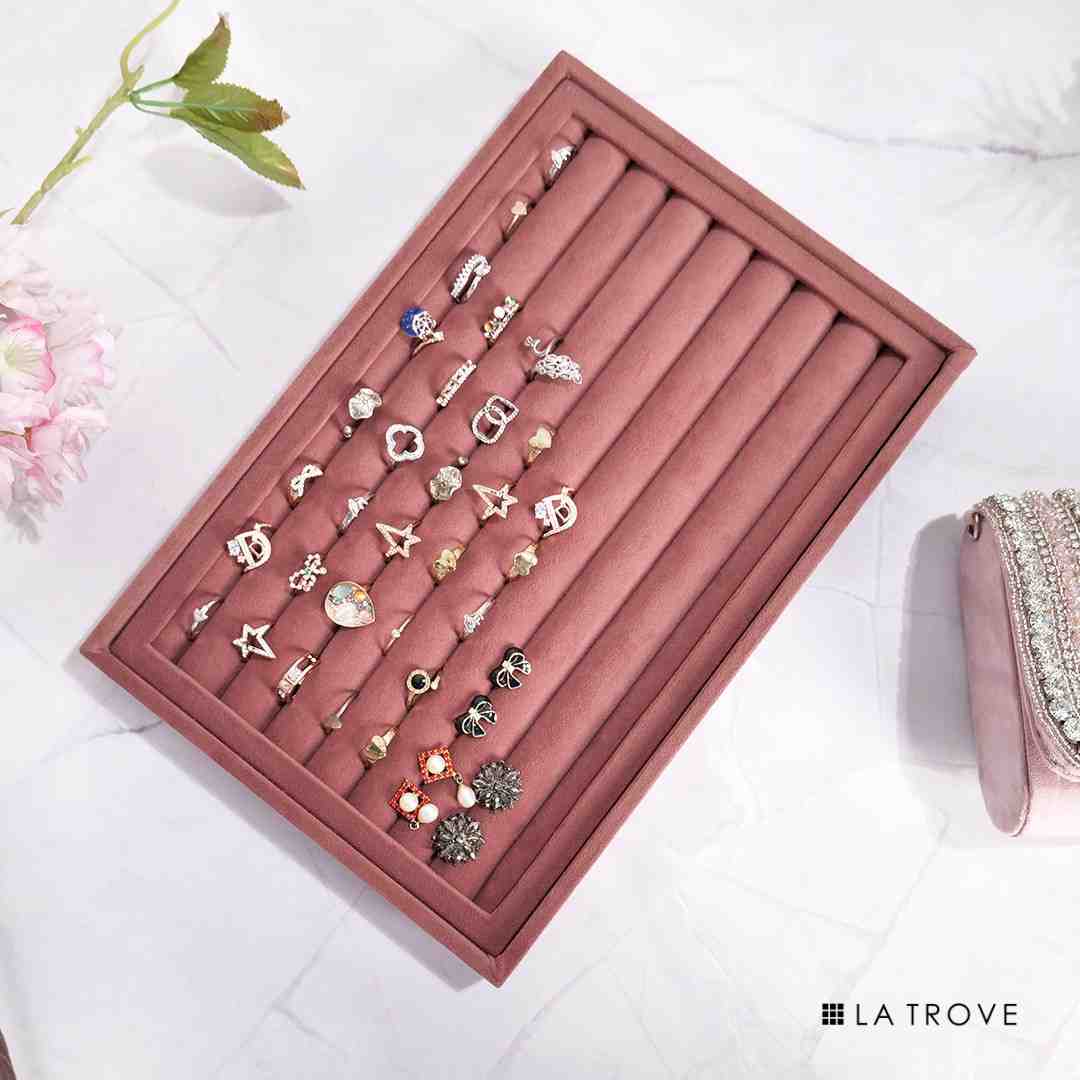Luxury Big Ring & Cufflink Organiser Tray